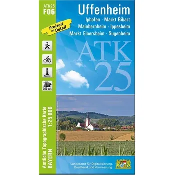 ATK25-F06 Uffenheim (Amtliche Topographische Karte 1:25000) - Landesamt für Digitalisierung, Breitband und Vermessung