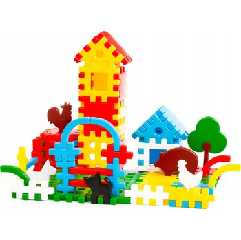 ostatní stavebnice Polesie farmář 4864 Stavebnice 112 dílků