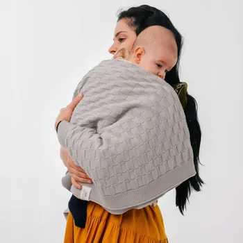 Prostěradlo Hřejivá deka pro miminko - 90x100 cm - Snuglytots - Model MaMingle - Ecru (krémová)