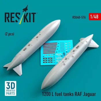 Plastikový model Reskit 1/48 1200 L fuel tanks RAF Jaguar (2 pcs.)