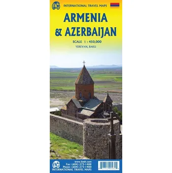 Armenia & Azerbaijan, 1:430 000 Kolektiv autorů