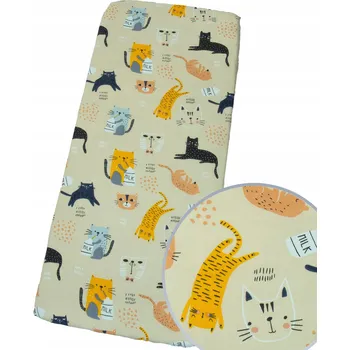 Prostěradlo PROSTĚRADLO 52x89 DO PŘISTÝLKY POSTÝLKY S GUMOU Kerstin