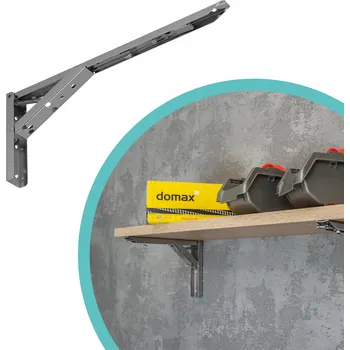 Držák na polici Chromovaný skládací držák pro desky a polic WSC35