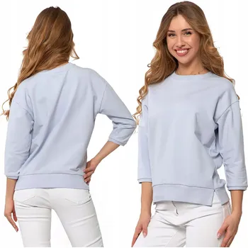 Dámská mikina Moraj Dámská mikina přes hlavu OBD2500-006 MODRÁ velikost 3XL