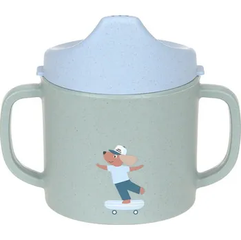 Dětské zboží Lässig BABIES Sippy Cup PP/Cellulose Tiny Farmer Sheep/Goose blue Varianta: LÄSSIG Sippy Cup PP/Cellulose Tiny Team dog