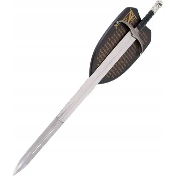 Replika zbraně Středověký meč se štítem - Meč Jona Sněha Dlouhý Dráp hra o trůny