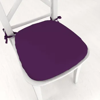 Podsedák Oblý podsedák Rongo RG-064 Tmavě fialový - 39x37x3 cm