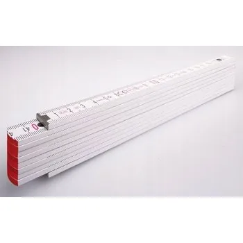 metr Skládací dřevěný metr 2 m STABILA 1707 bukové dřevo bílý