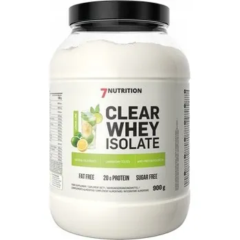 Protein 7NUTRITION CLEAR WHEY ISOLATE 900G Syrovátkový izolát bílkovin DOPLNĚK STRAVY - proteinový doplněk pro nárůst svalové hmoty