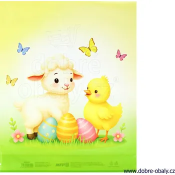 Dárková taška Velikonoční taška s průhmatem L vzor 17 - Velikonoční taška s pr