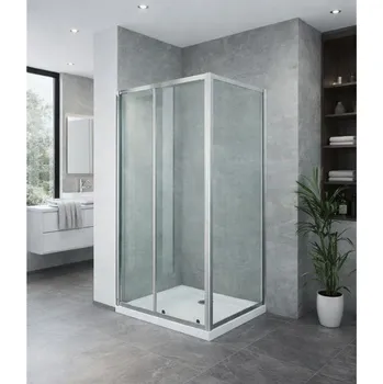 Hopa Smart Selva + Smart Pina OLOBD10080CG1 s vaničkou Grape bezpečnostní sklo chrom leštěný hliník ALU