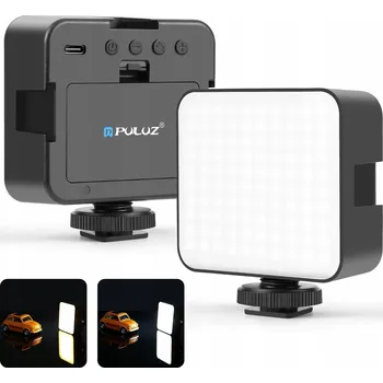 Bezpečnostní kamera LED lampa 100 diod 5W 3 barvy 2900–6500K pro kameru fotoaparátu USB-C 100 diod