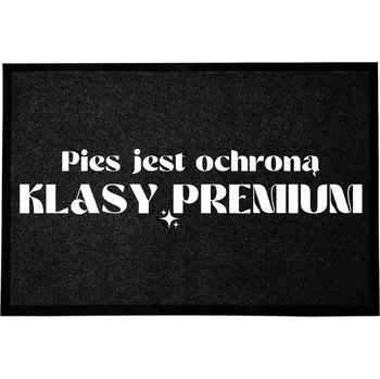 Rohožka VSTUPNÍ ROHOŽKA 40X60CM ČERNÁ - VTIPNÁ OCHRANNÁ ROHOŽKA PREMIUM