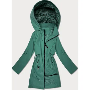 Prosta kurtka damska na podszewce Goodlookin szarozielona (KK60409-2#) odstíny zelené L (40)