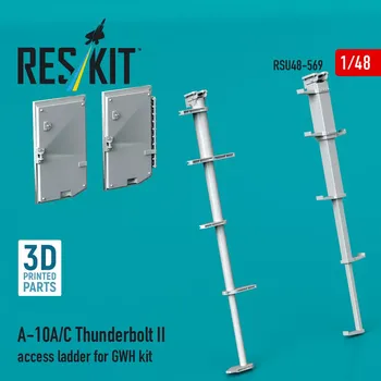 Plastikový model Reskit 1/48 A-10A/C Thunderbolt II access ladder (GWH)