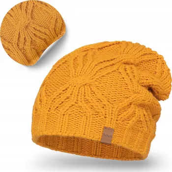Čepice PaMaMi zimní čepice beanie žlutá, univerzální velikost