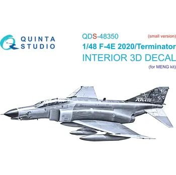 Plastikový model Quinta studio 1/48 F-4E 2020 Terminator 3D&col.Int.(MENG) SMALL