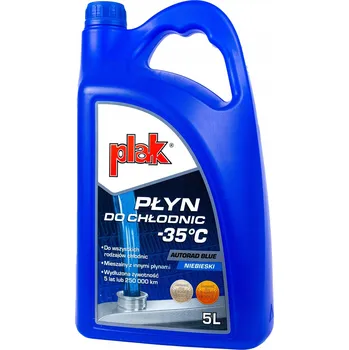 Nemrznoucí směs do chladiče Plak Autorad Blue CHLADICÍ KAPALINA PŘIPRAVENÁ K POUŽITÍ -35°C 5L