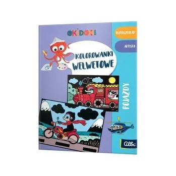 Kolorowanki welwetowe. Pojazdy 3+ . Okidoki