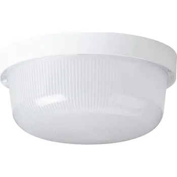 Venkovní osvětlení OSMONT ELEKTRA 3 stropní/nástěnné průmyslové plastové svítidlo bílá IP54 4000 K 8W LED (původní kód OS 50620) - OSMONT OS ELE50620