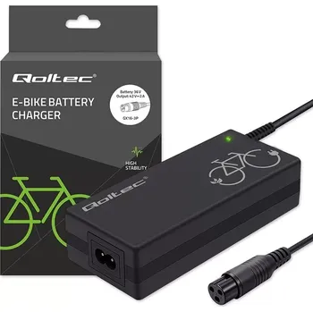 Nabíječka baterií Nabíječka pro elektrokolo 36 V (42 V, 2 A) s konektorem 3P‑GX16 + napájecí kabel