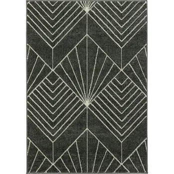 Koberec Breno Kusový koberec PORTLAND 58/RT4E, 67x120 cm, Šedá/Vícebarevné