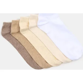 Oblečení a móda Sinsay - Sada 5 párů ponožek do tenisek - béžová - 633HL-08X - 633HL-08X-36H