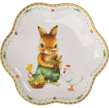 Villeroy & Boch Miska Annual Easter Edition 2026, zajíček Paul a slepička, 16 cm 14-8627-3863