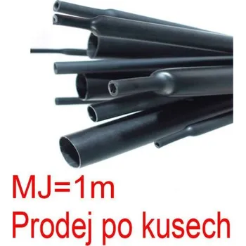 RC náhradní díl Smršťovací bužírka s lepidlem 3,2/1mm černá, balení 1m