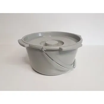 Toaletní křeslo Nádoba toaletní plastová s víkem ke křeslu TRANSPORT