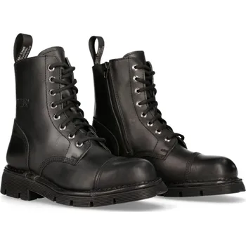 Pánská zimní obuv boty kožené unisex - CRUST - NEW ROCK - M.NEWMILI083-S1 - 39