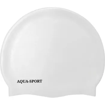 Plavecká čepice Plavecká čepice Silikonová Aqua-sport stříbrná