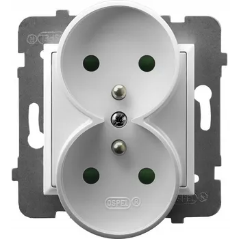Elektrická zásuvka Ospel Elektrická Zásuvka zásuvka bílá
