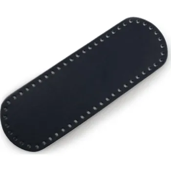 Pro Háčkování Koženkové dno na kabelku 10 x 30 cm tmavě modré