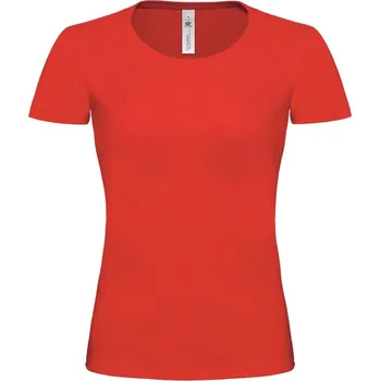 Dámské tričko B&C | Exact Top /women red M Tričko - dámské