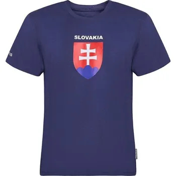 Pánské oblečení Pánské bambusové triko pro fanoušky PROGRESS SK TSHIRT MAN M Tmavě modrá, Červená, Bílá