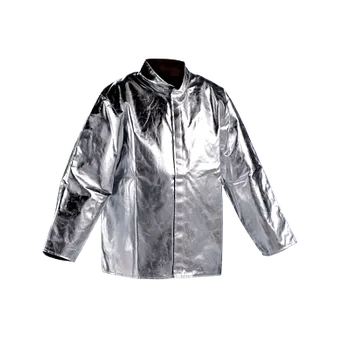 Příslušenství ke svářečce Kabát krátký JUTEC z preox-aramidové tkaniny KA-1 s AL povlakem pro horké provozy