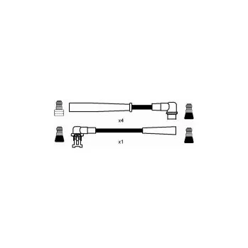Zapalovací kabel Sada kabelů pro zapalování NGK RC-RN637 - RENAULT