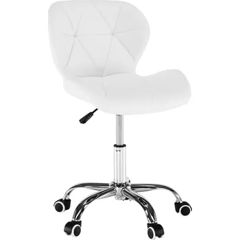 Křeslo MOB Kancelářské křeslo Tempo Kondela Argos (bílá + chrom)