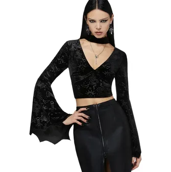 tričko dámské Elvira - Yours Cruelly Bat - KILLSTAR - KSRA014135 - L