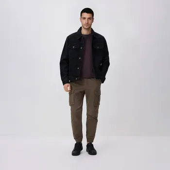 Pánské kalhoty Reserved - Kalhoty jogger cargo - béžová - YV368-80X - YV368-80X-M