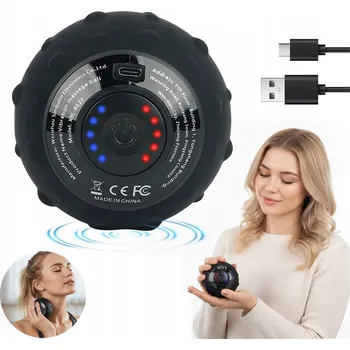 Masáž Masážní váleček s výstupky Bedee 9,5 cm x 9,5 cm černý