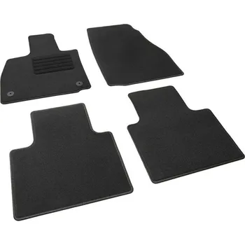 Auto-moto Autokoberce textilní přesné černé / černé obšití - Hongqi HS3 (2023-) 5-sedadel