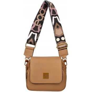 EGO kabelka z pravé kůže hnědá