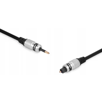 Audio kabel Optický kabel Toslink - Jack OP50 VITALCO 0,5 m