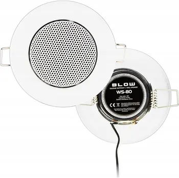 STROPNÍ REPRODUKTOR S MASKOU, NÁSTĚNNÝ, PRO RESTAURACE, KANCELÁŘE, DOMÁCNOSTI, 80 MM