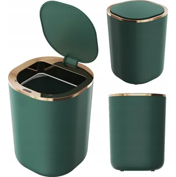 Odpadkový koš Odpadkový koš Granitan 12 l zelený, žlutý