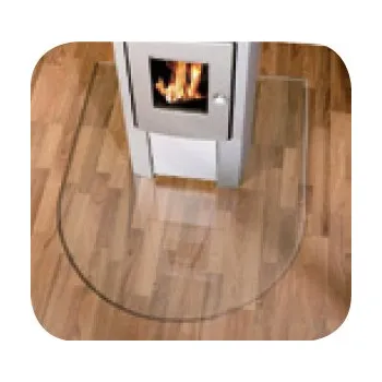 Sklo pod kamna, 8 mm, 100 x 100 cm, oblouk