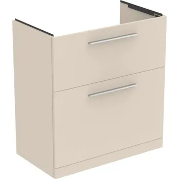 Nábytek Ideal Standard i.Life A - Umyvadlová skříňka, 80x44x85 cm, 2 zásuvky, matná písková T5274NF