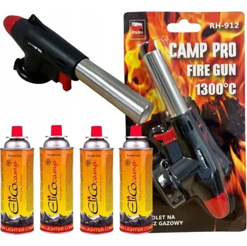 Horkovzdušná pistole Lutlampa horkovzdušná pistole plynový hořák 1300C + 4 plyny